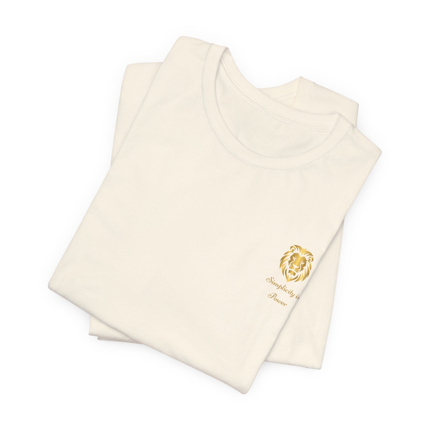 Unisex T-Shirt mit Löwen-Design – Stärke & Nachhaltigkeit