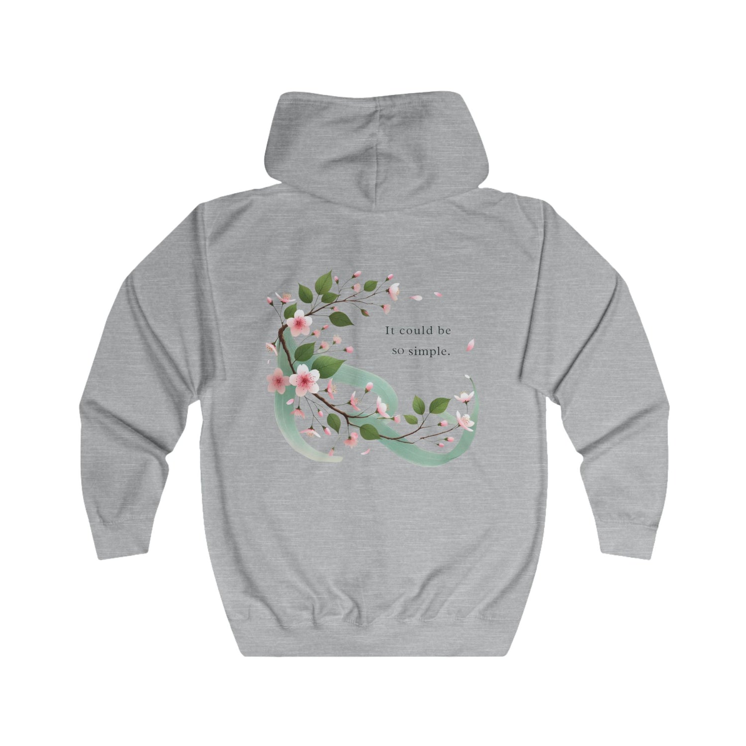 Minimalistischer Unisex-Hoodie