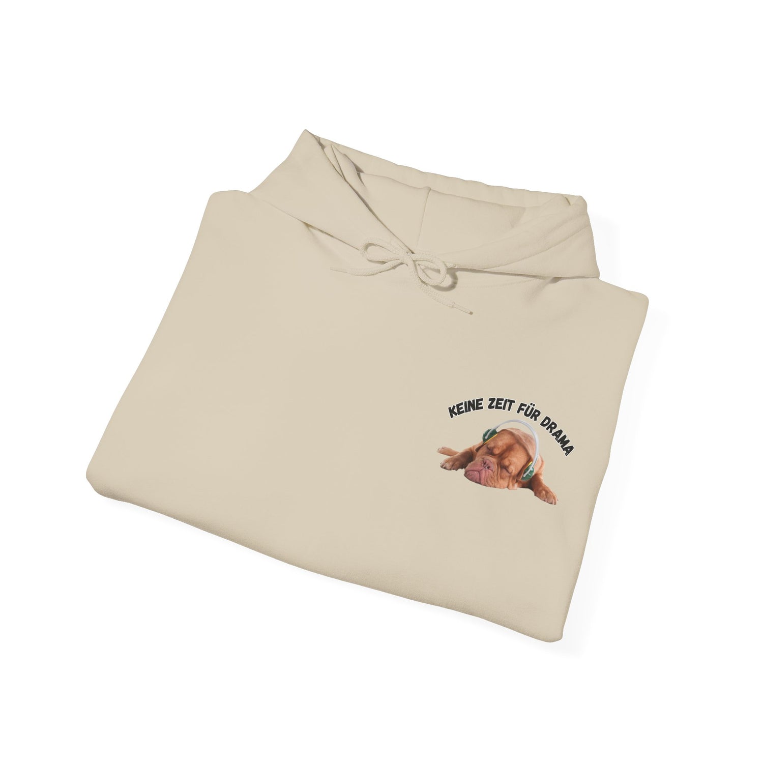 Nachhaltiger Unisex Hoodie – Keine Zeit für Drama | Bio-Baumwolle