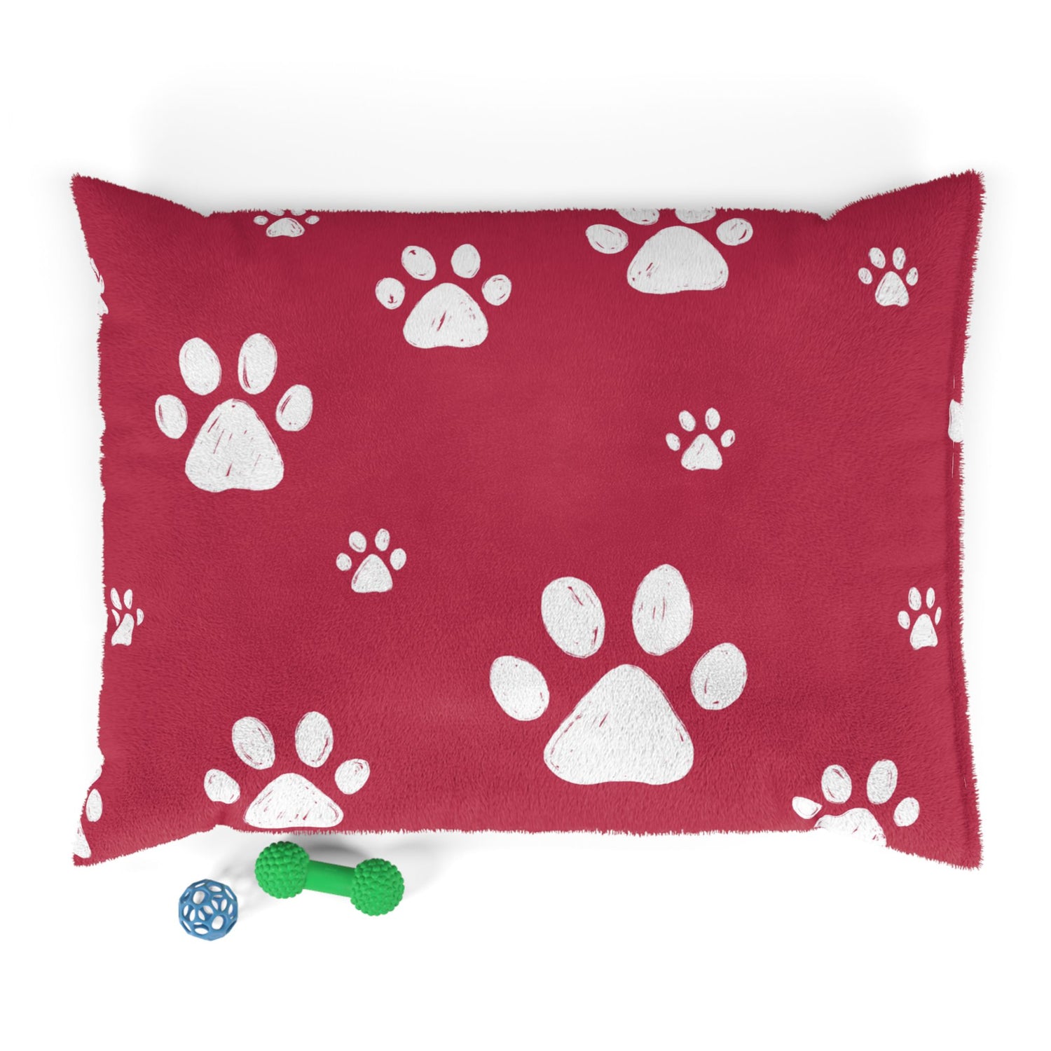 Nachhaltiges Hundebett rot – Weich, Waschbar & Gemütlich