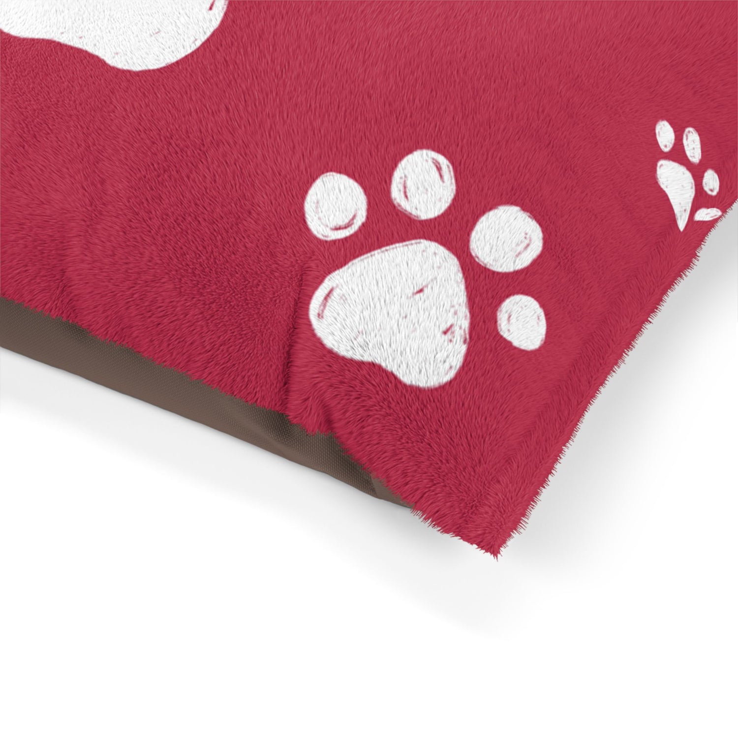 Nachhaltiges Hundebett rot – Weich, Waschbar & Gemütlich
