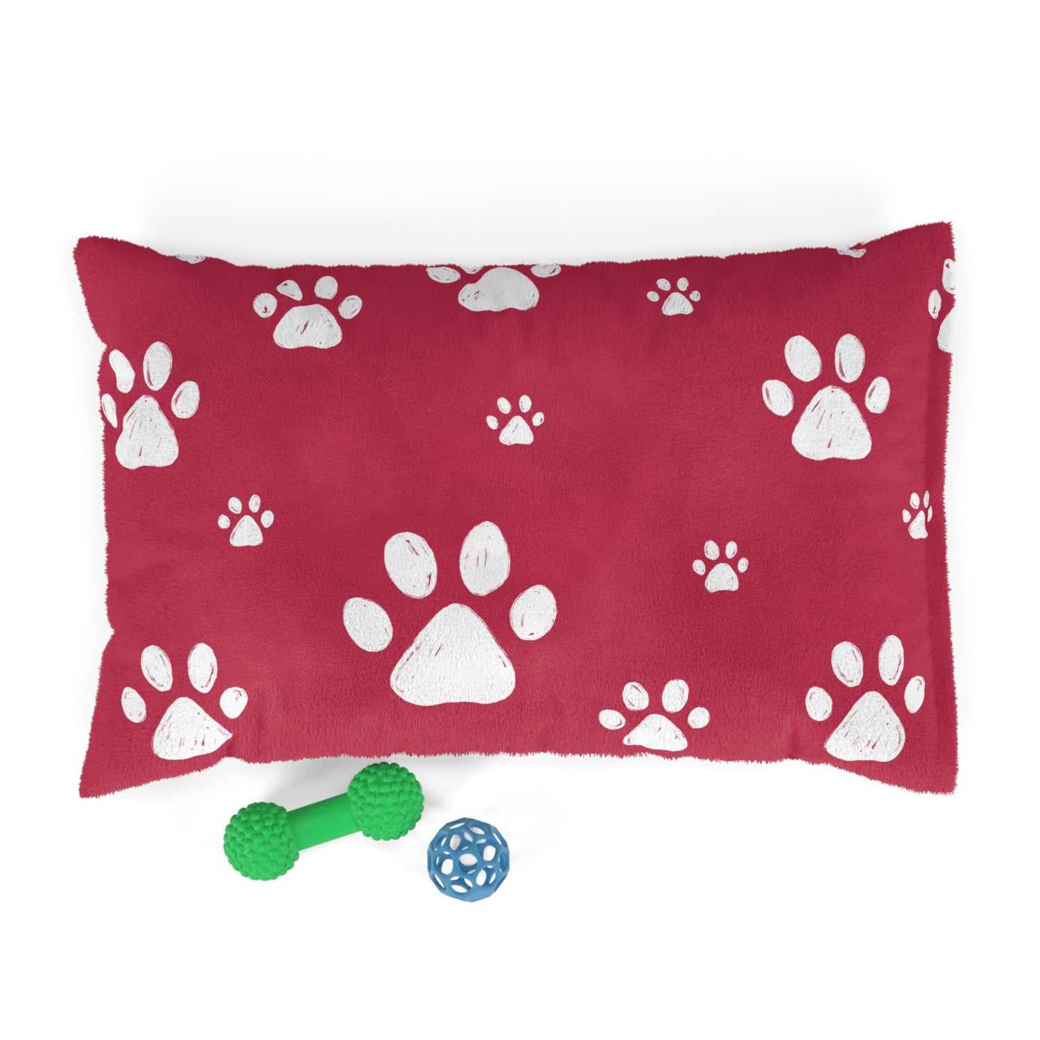 Nachhaltiges Hundebett rot – Weich, Waschbar & Gemütlich