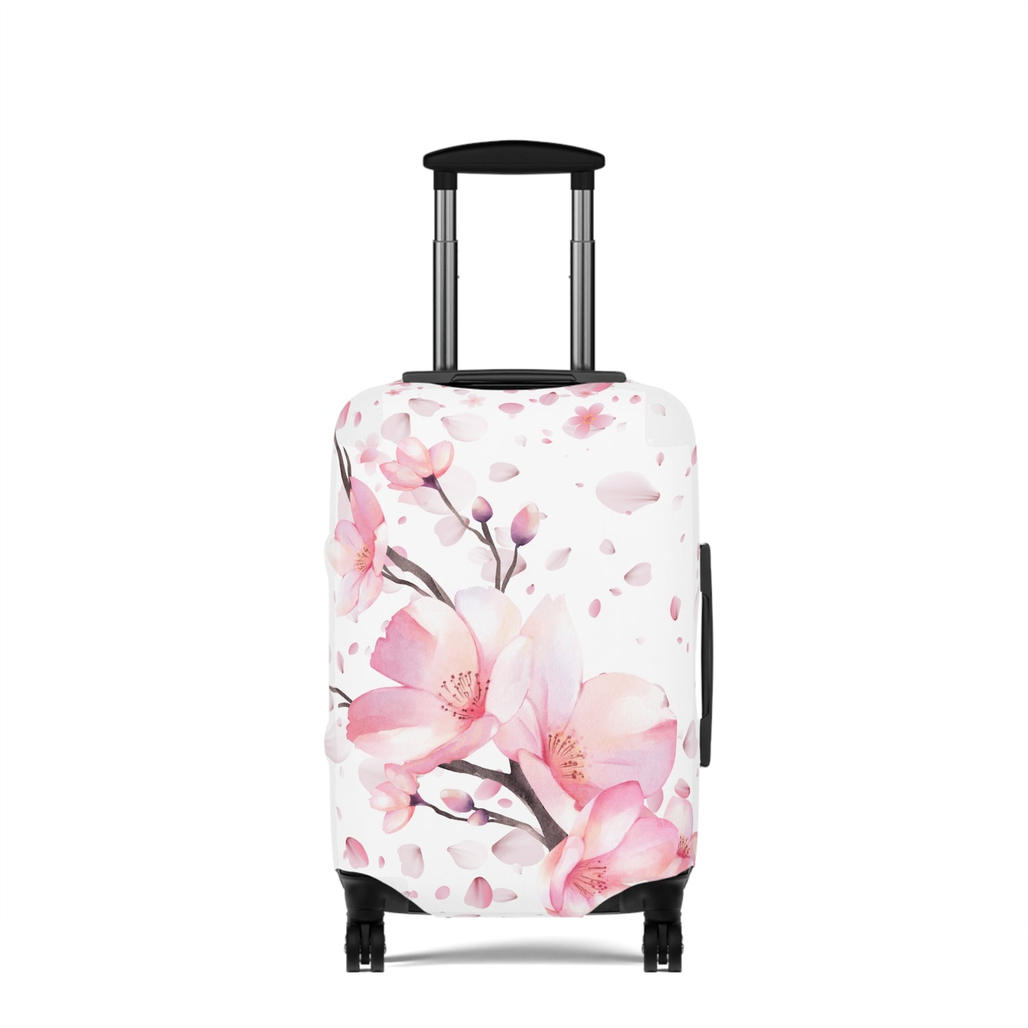 Stilvolle Kofferhülle mit Blumenmotiv – Schutz & Eleganz