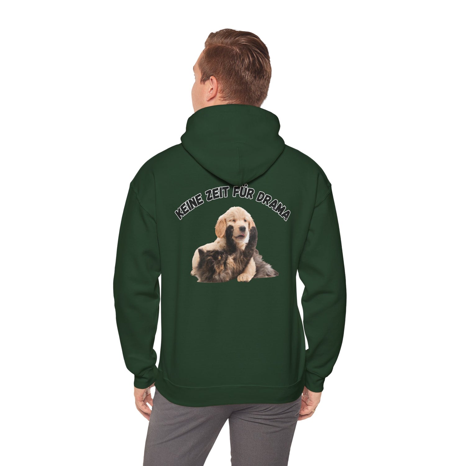 Hunde-Liebhaber Hoodie – Keine Zeit für Drama | Unisex & Nachhaltig