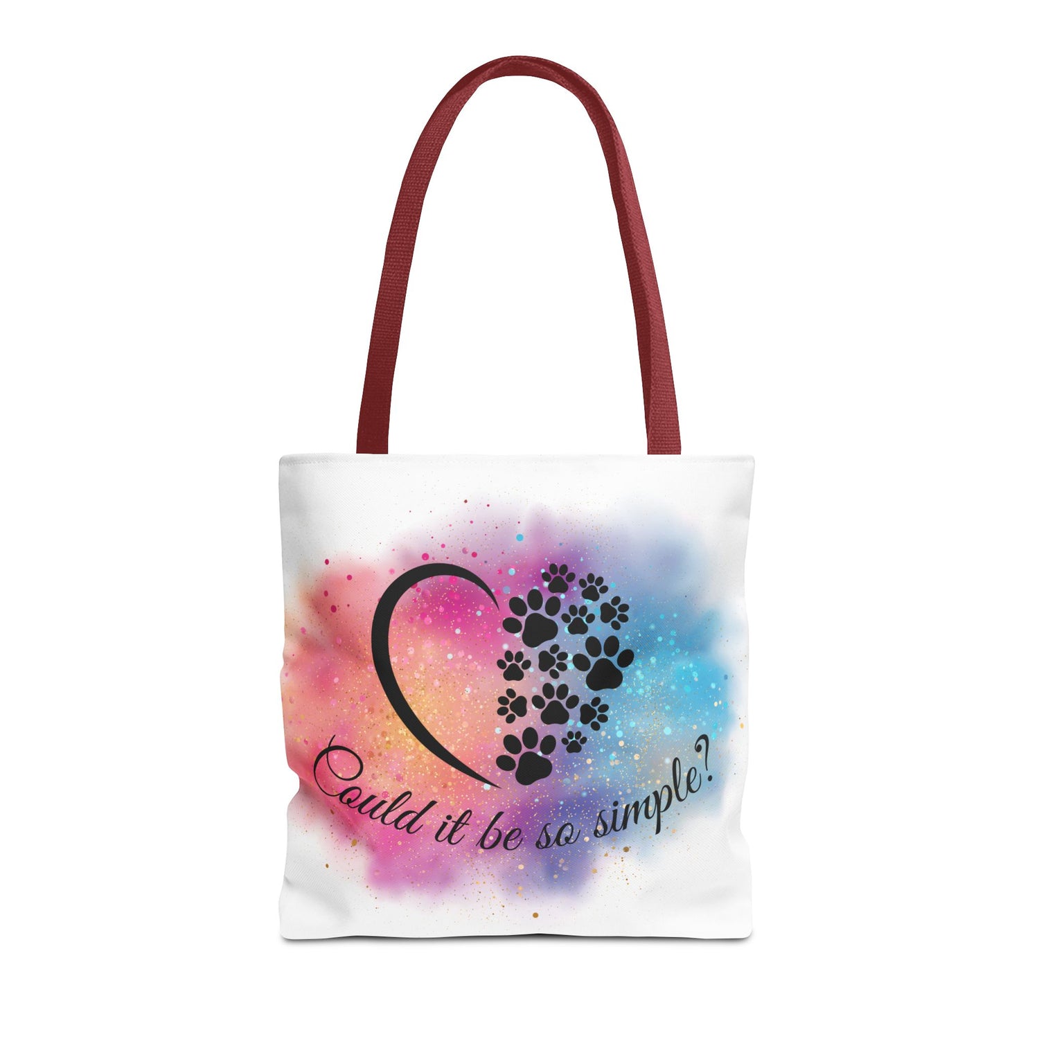 Tragetasche mit Herzpfoten-Design – Nachhaltig & Stylisch