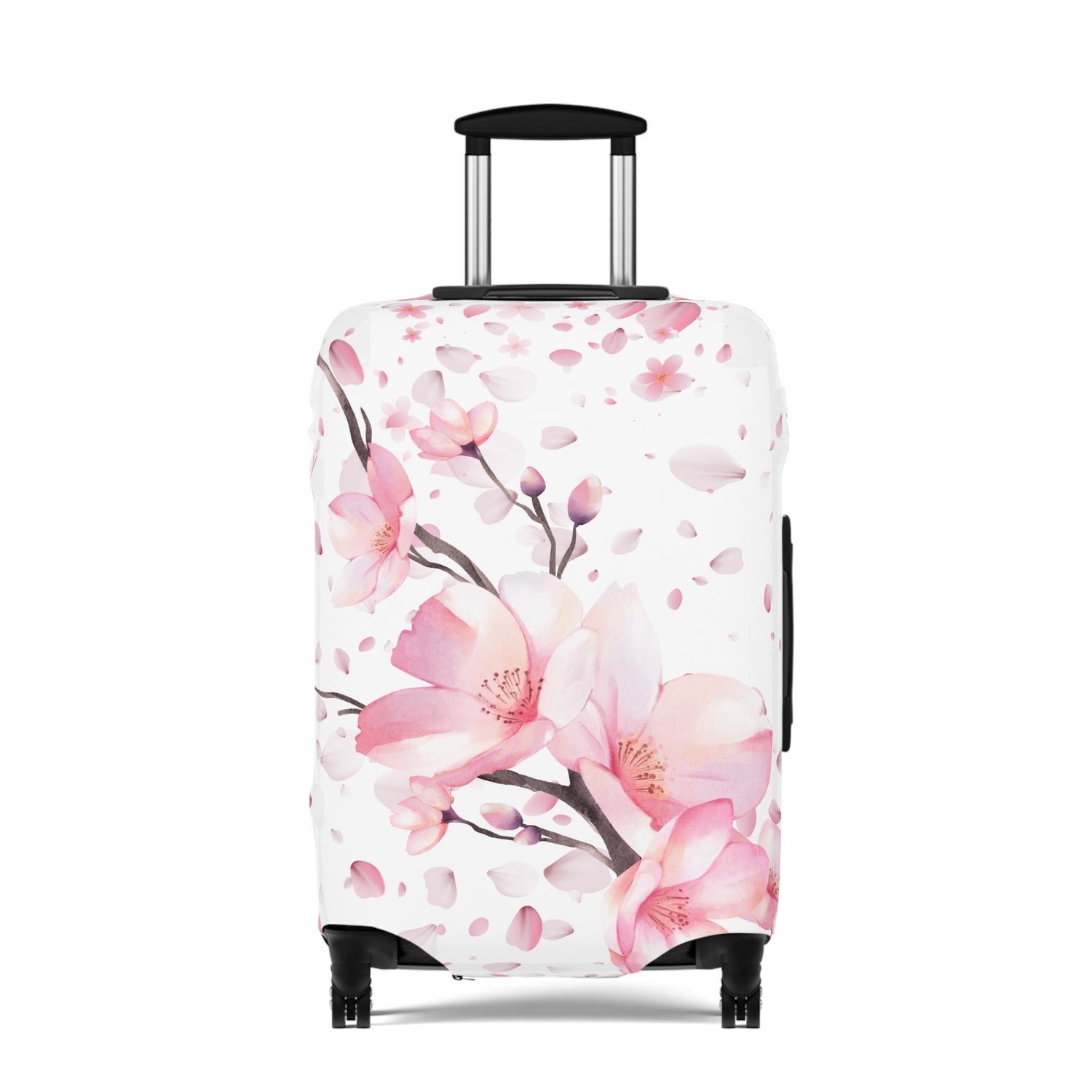 Stilvolle Kofferhülle mit Blumenmotiv – Schutz & Eleganz