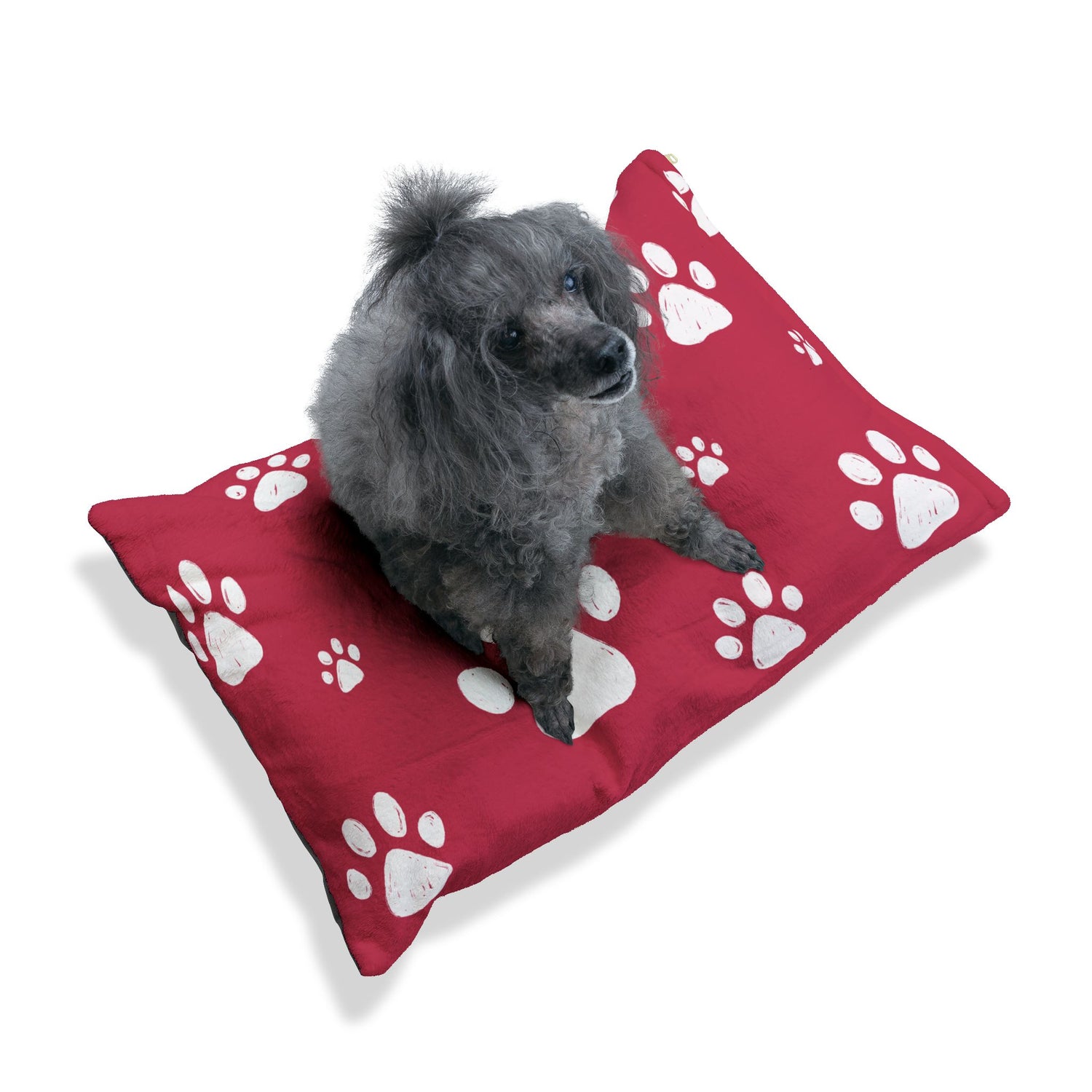 Nachhaltiges Hundebett rot – Weich, Waschbar & Gemütlich