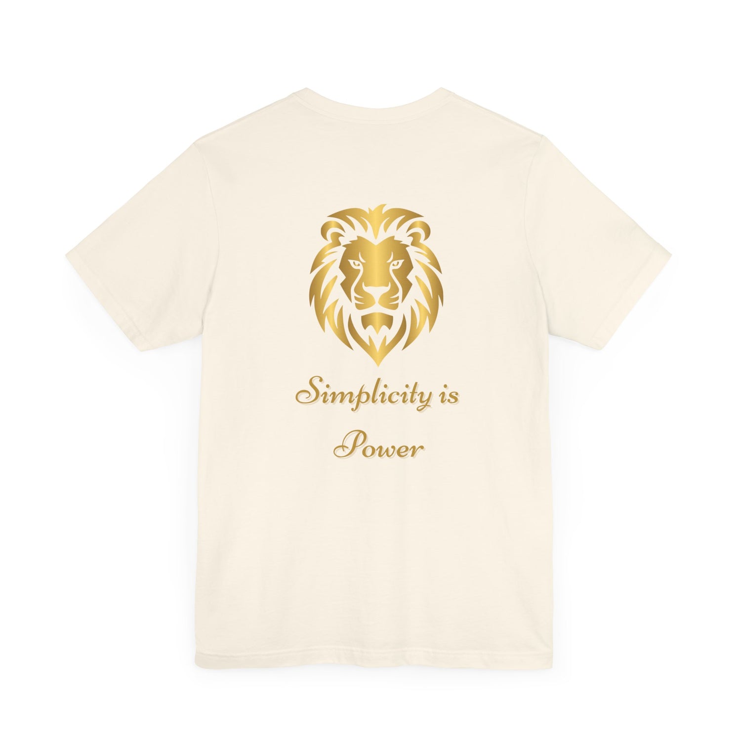 Unisex T-Shirt mit Löwen-Design – Stärke & Nachhaltigkeit