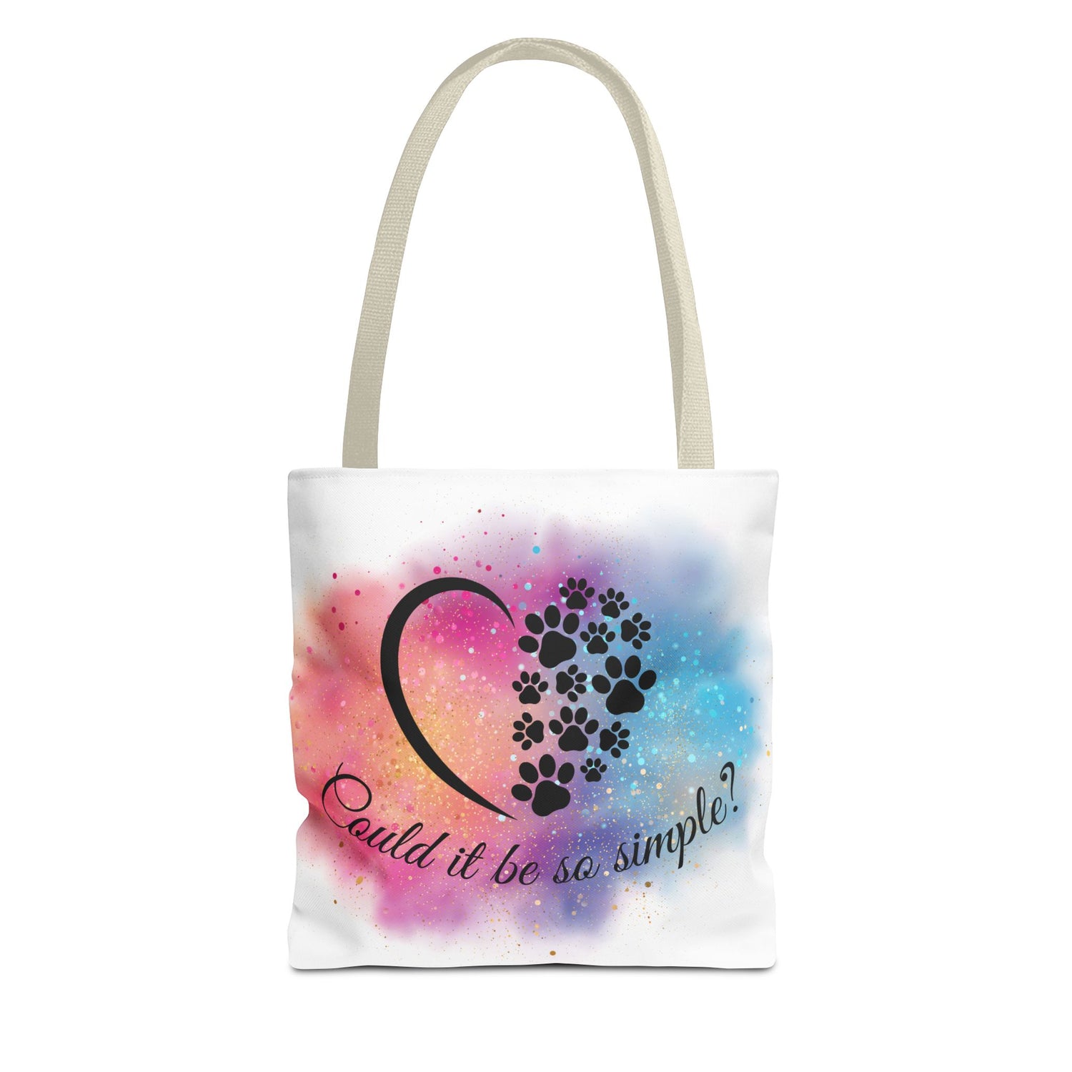 Tragetasche mit Herzpfoten-Design – Nachhaltig & Stylisch