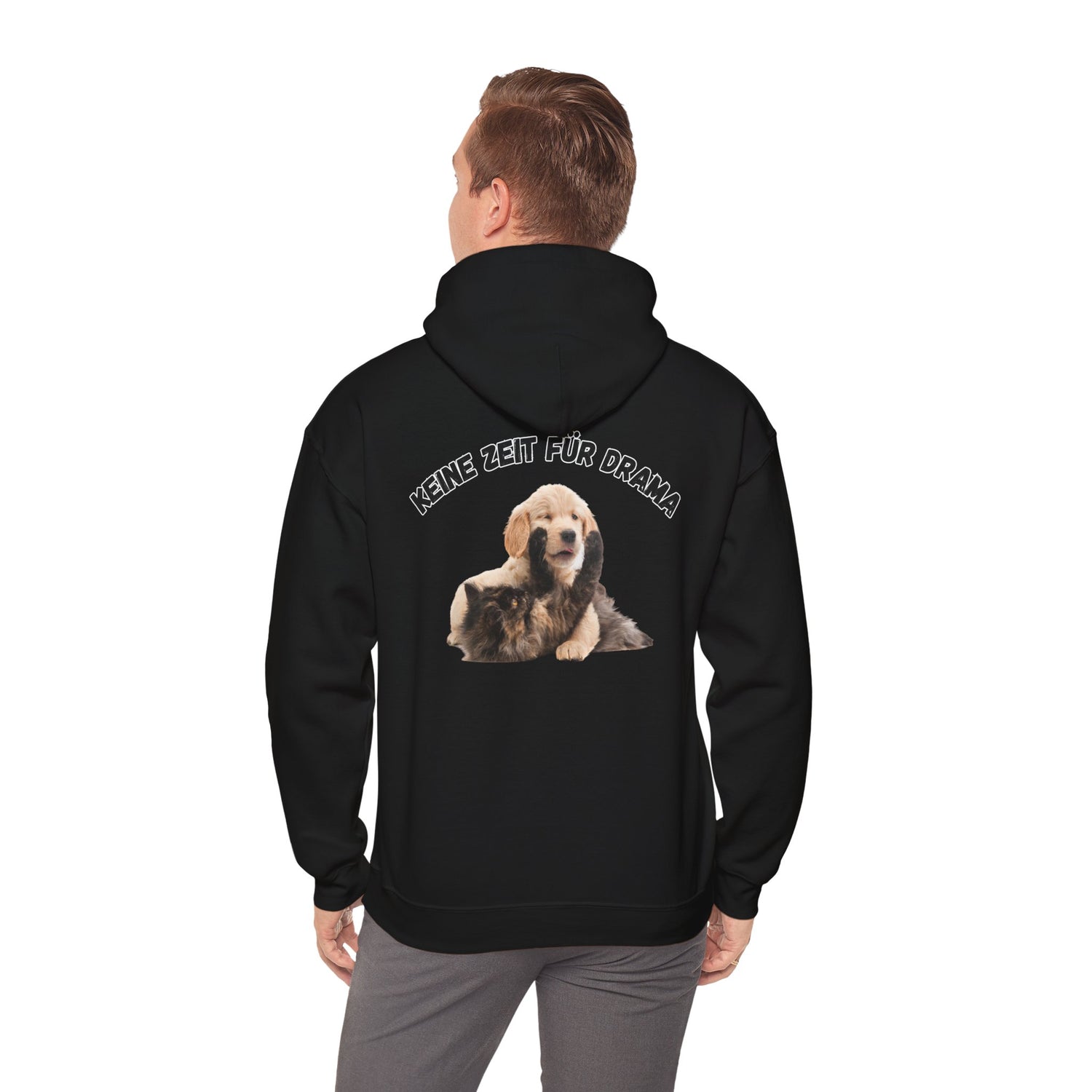 Hunde-Liebhaber Hoodie – Keine Zeit für Drama | Unisex & Nachhaltig