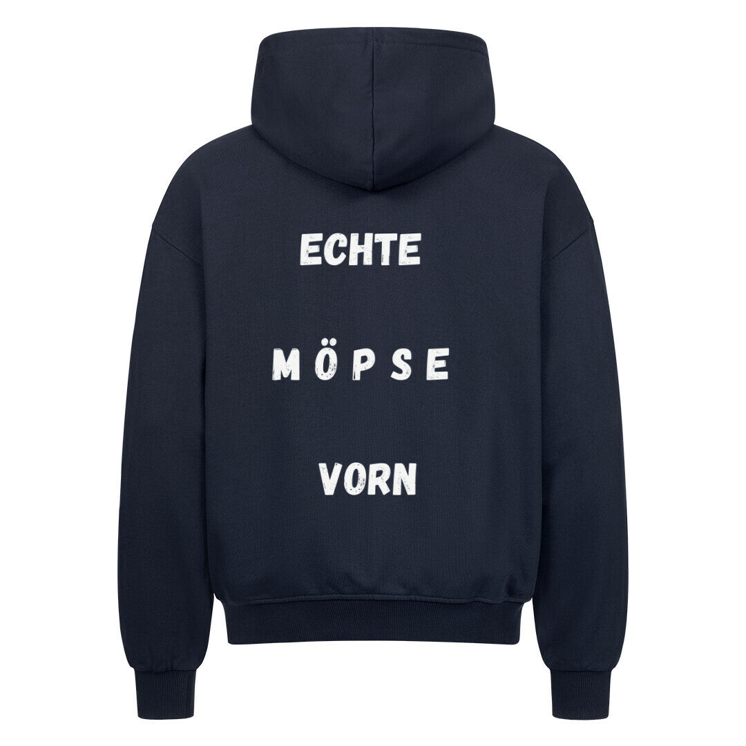 Unisex oversized zipper hoodie, 100% cotton, with