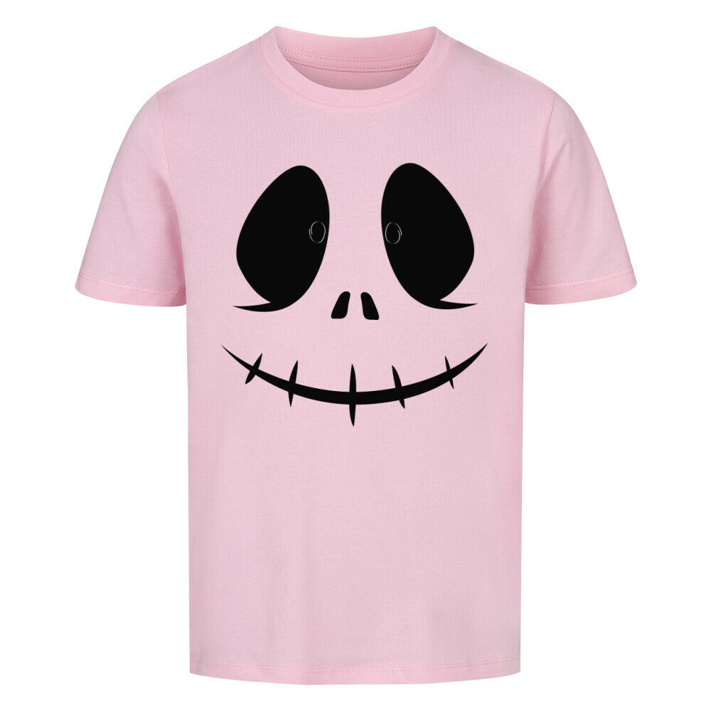 Kinder T-Shirt mit Halloween-Design aus Bio-Baumwolle in Rosa