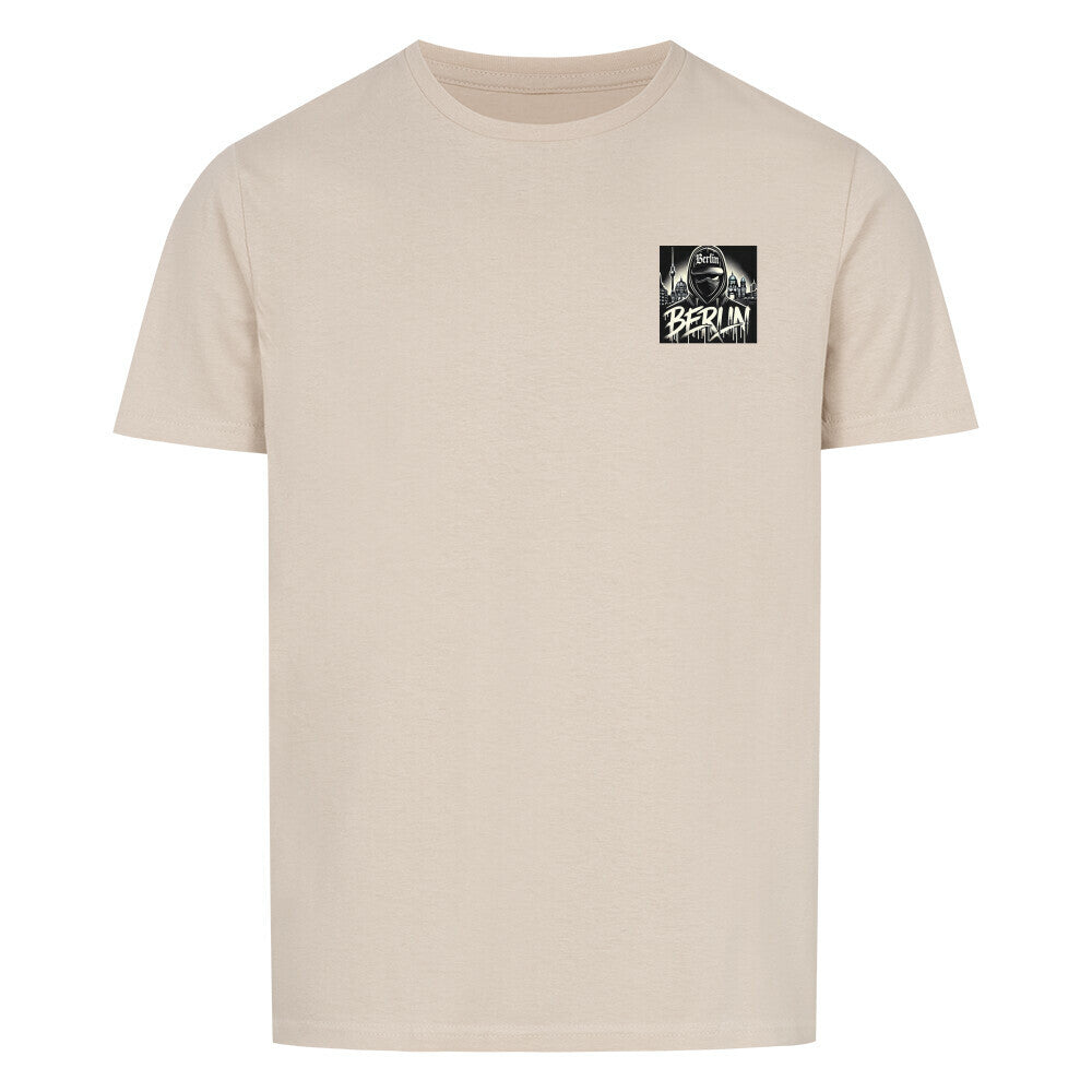 Unisex Berlin shirt with classic fit and stylish double-stitched collar.