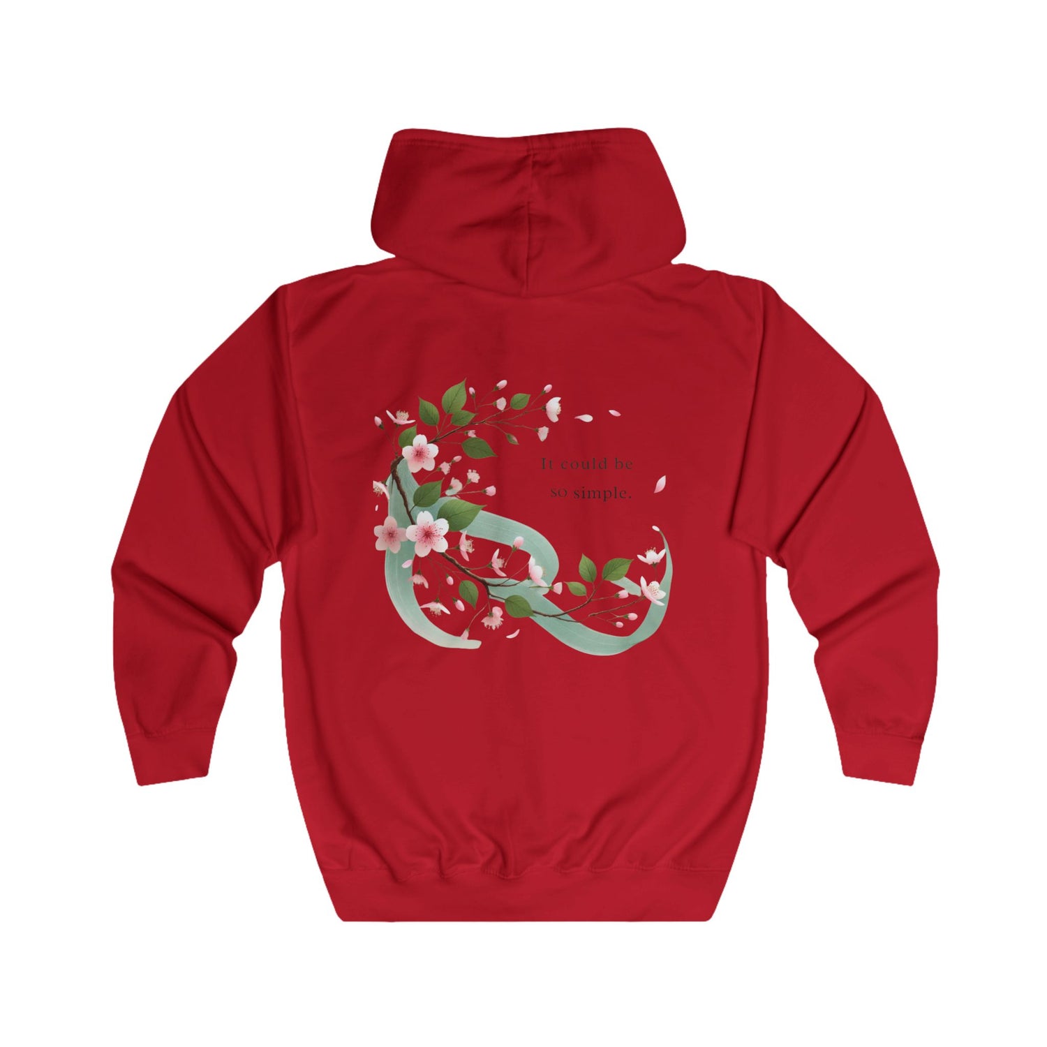 Minimalistischer Unisex-Hoodie