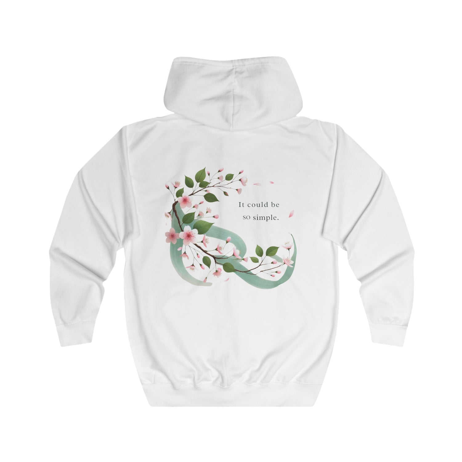 Minimalistischer Unisex-Hoodie