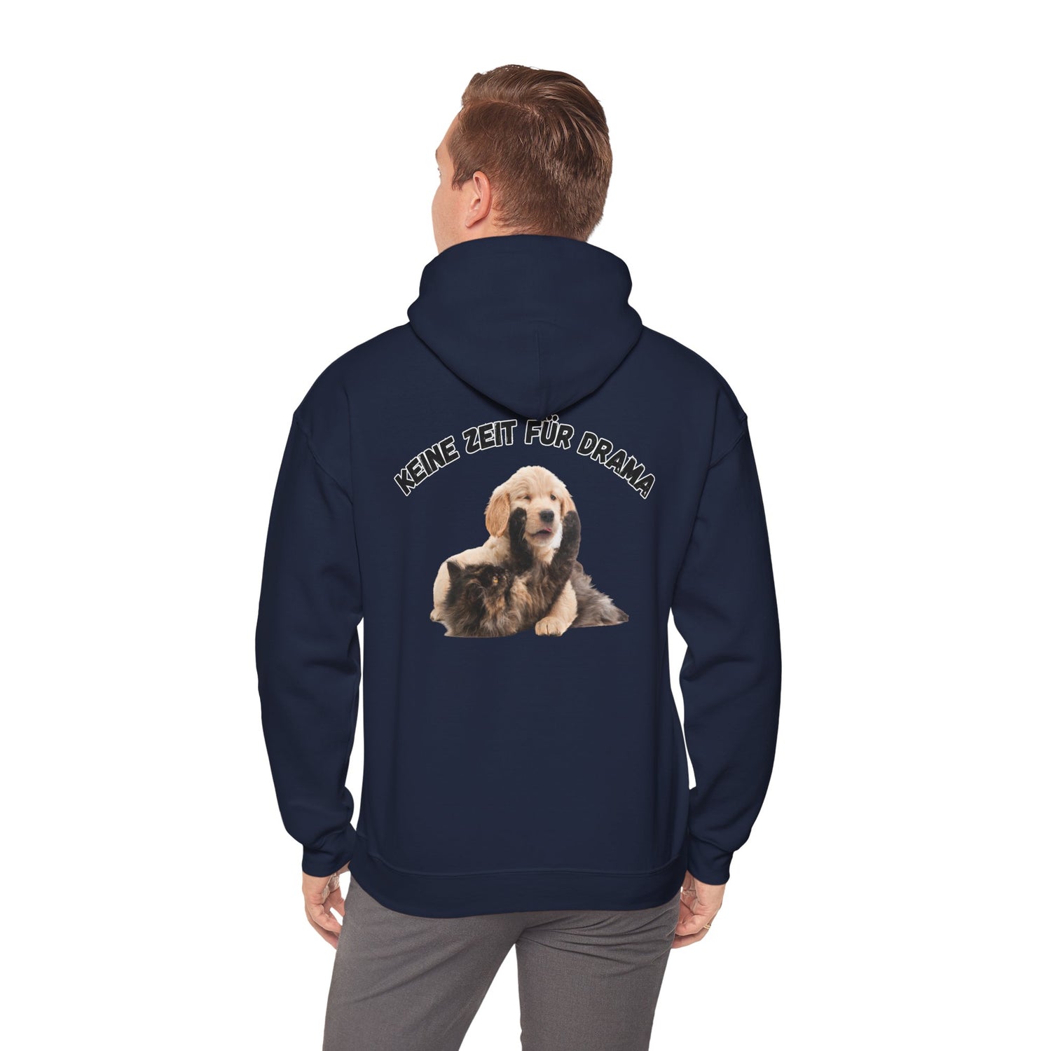 Hunde-Liebhaber Hoodie – Keine Zeit für Drama | Unisex & Nachhaltig