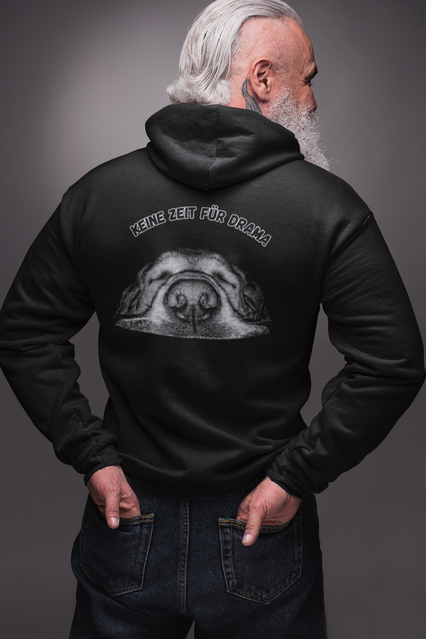 Keine Zeit für Drama  Reisverschluss Hoodie
