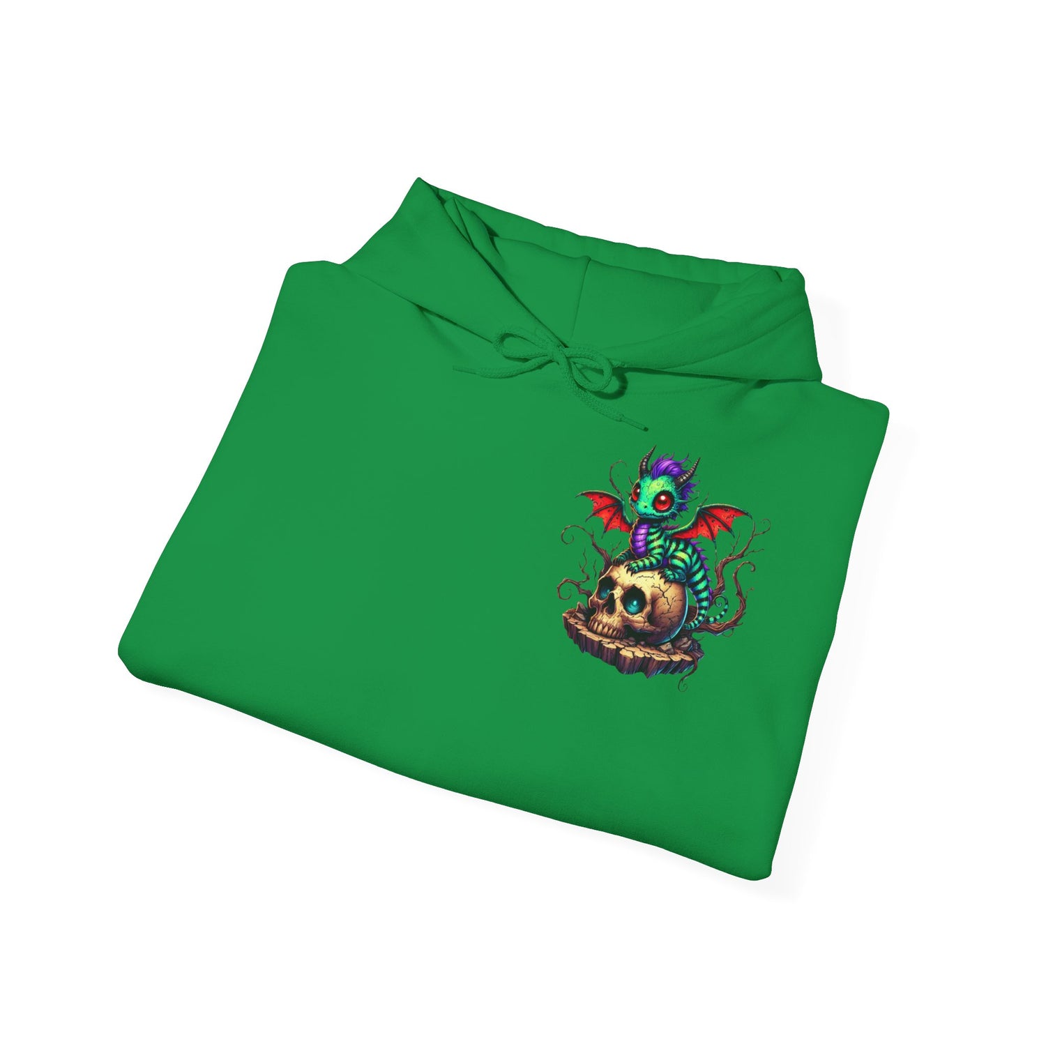 Drache mit Totenkopf Unisex Hoodie Sweatshirt