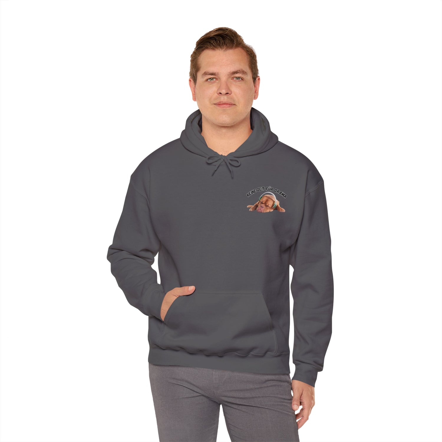 Nachhaltiger Unisex Hoodie – Keine Zeit für Drama | Bio-Baumwolle