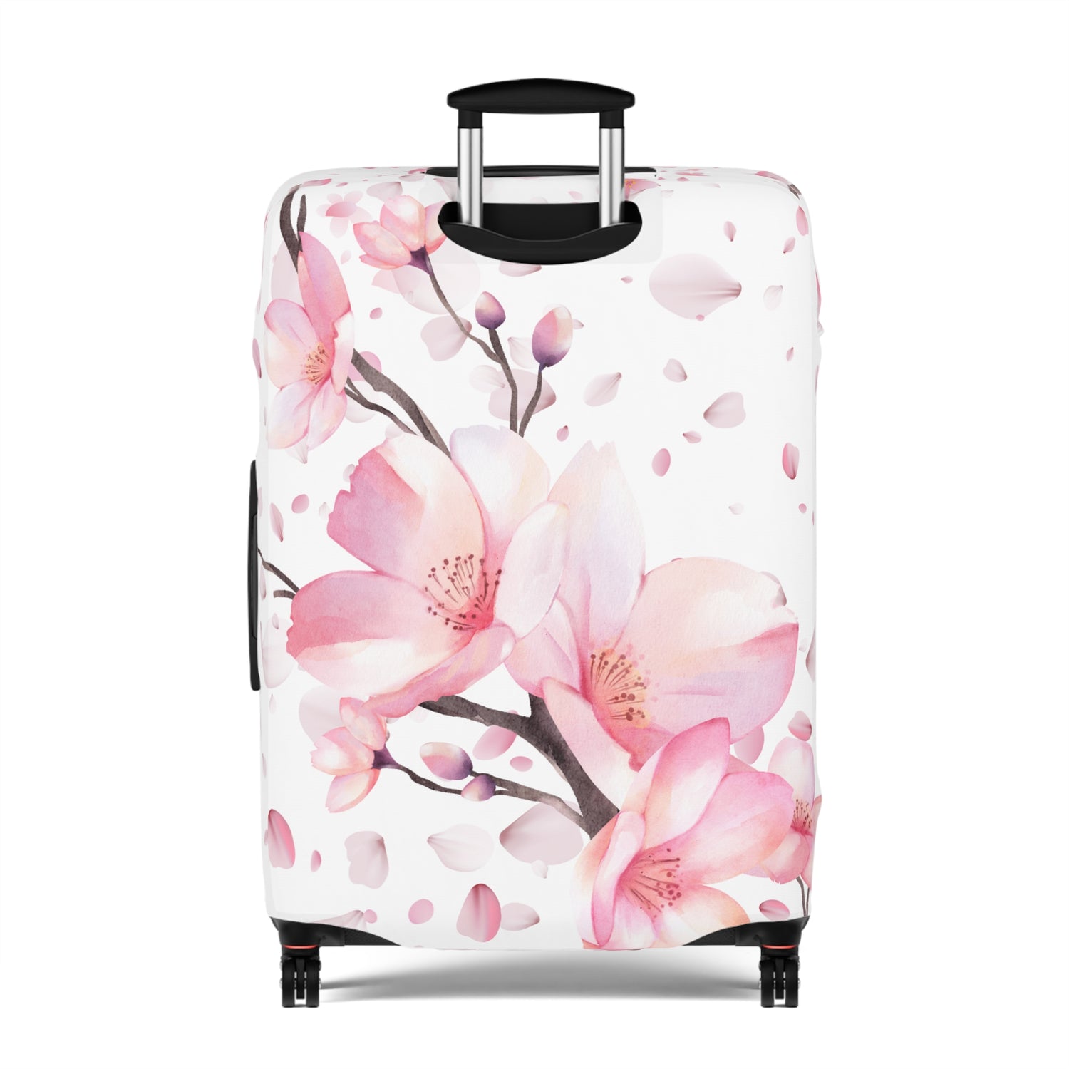Stilvolle Kofferhülle mit Blumenmotiv – Schutz & Eleganz