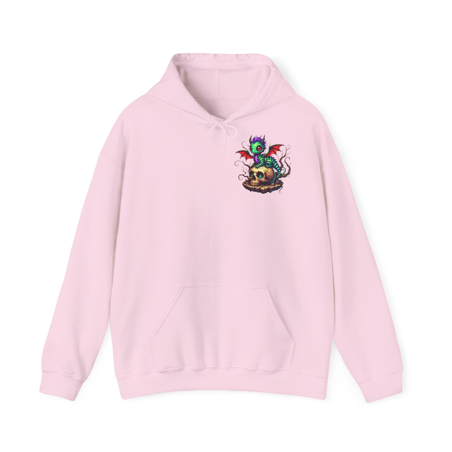 Drache mit Totenkopf Unisex Hoodie Sweatshirt