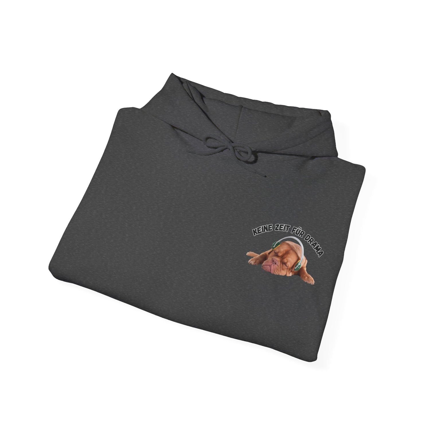 Nachhaltiger Unisex Hoodie – Keine Zeit für Drama | Bio-Baumwolle