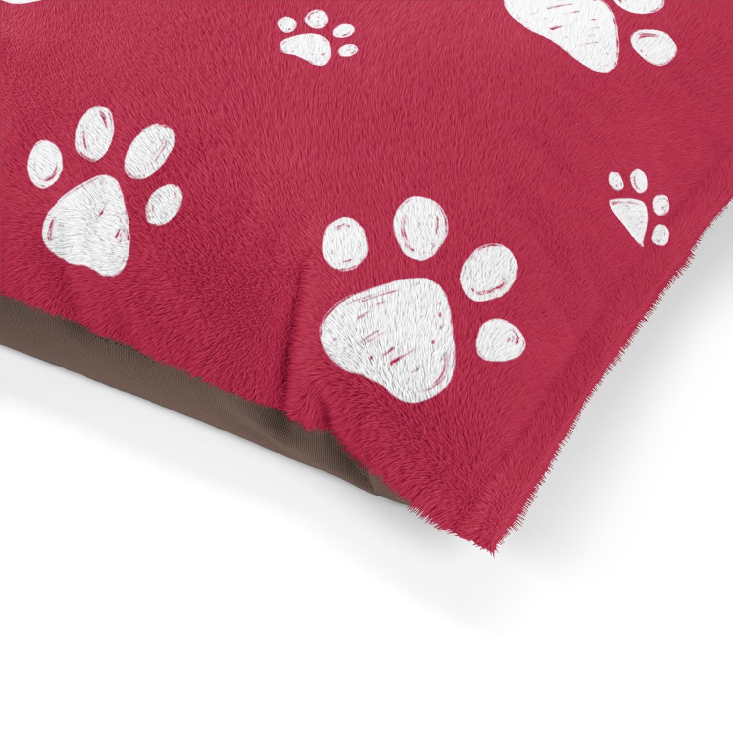 Nachhaltiges Hundebett rot – Weich, Waschbar & Gemütlich