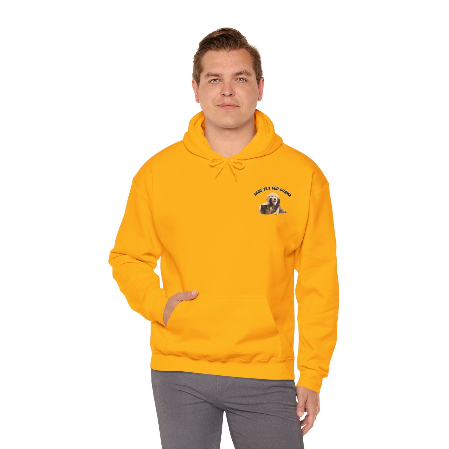 Hunde-Liebhaber Hoodie – Keine Zeit für Drama | Unisex & Nachhaltig
