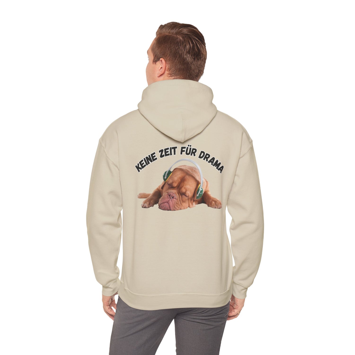Nachhaltiger Unisex Hoodie – Keine Zeit für Drama | Bio-Baumwolle