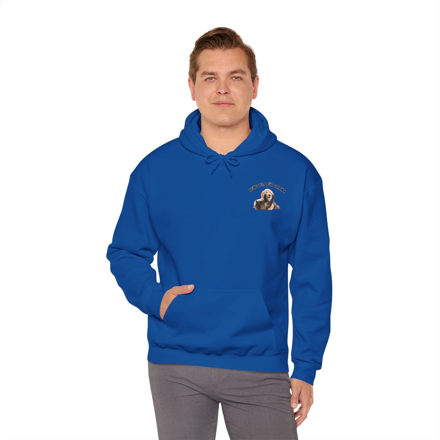 Hunde-Liebhaber Hoodie – Keine Zeit für Drama | Unisex & Nachhaltig
