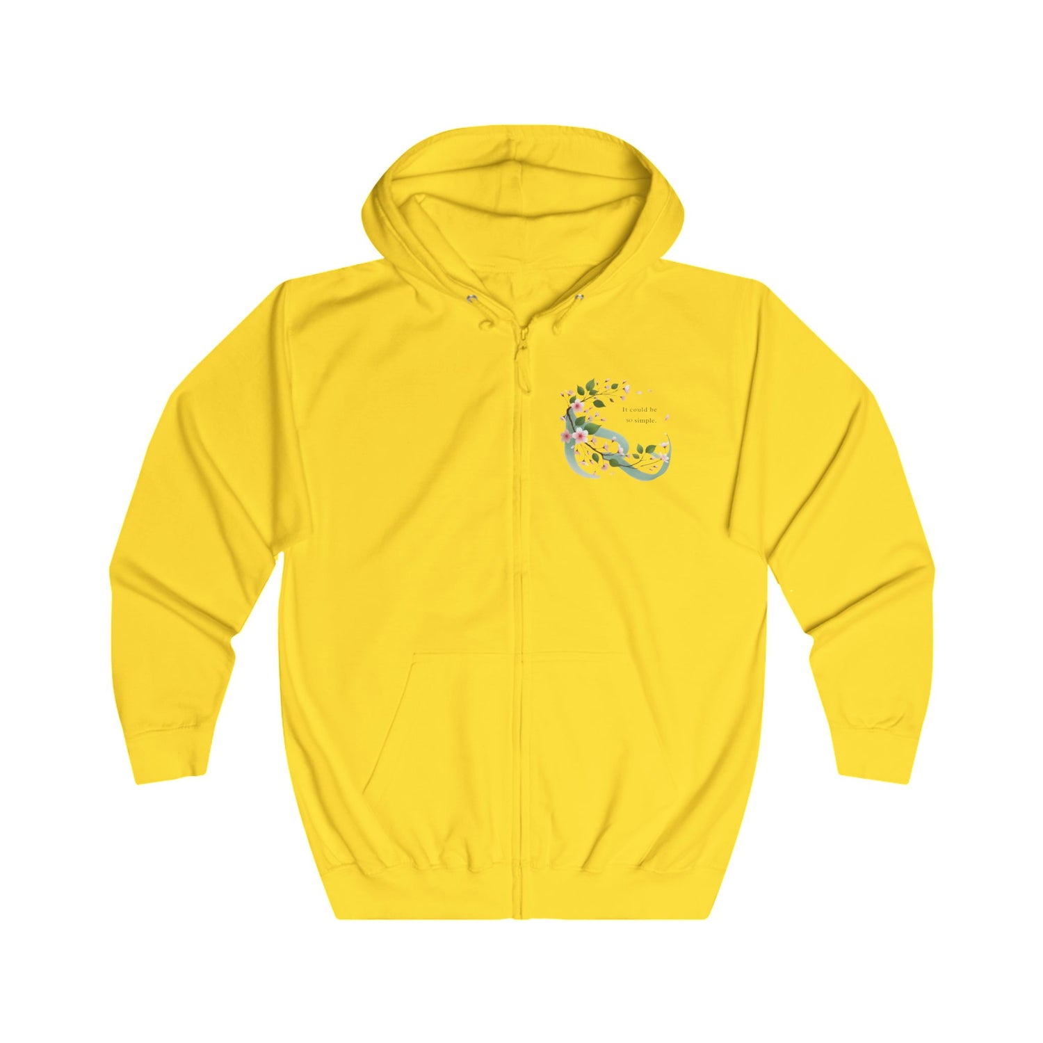 Minimalistischer Unisex-Hoodie 