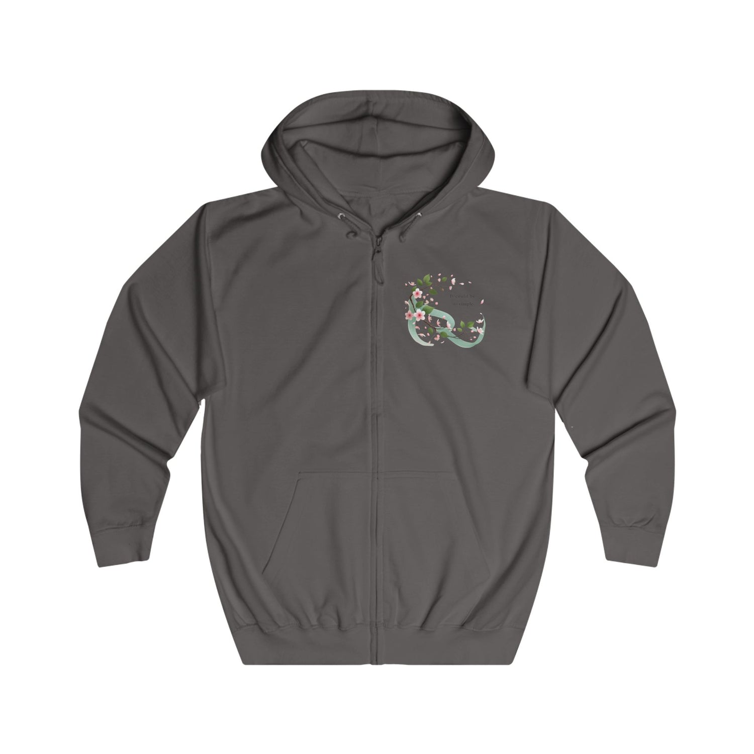 Minimalistischer Unisex-Hoodie 
