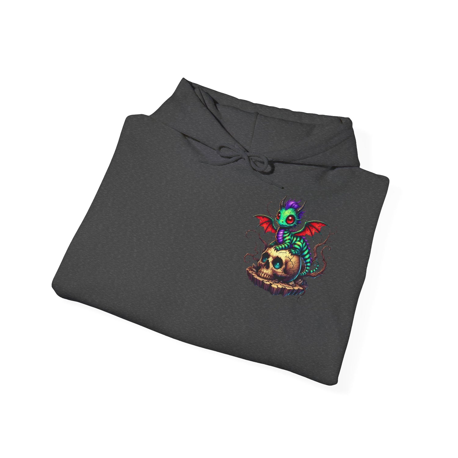 Drache mit Totenkopf Unisex Hoodie Sweatshirt