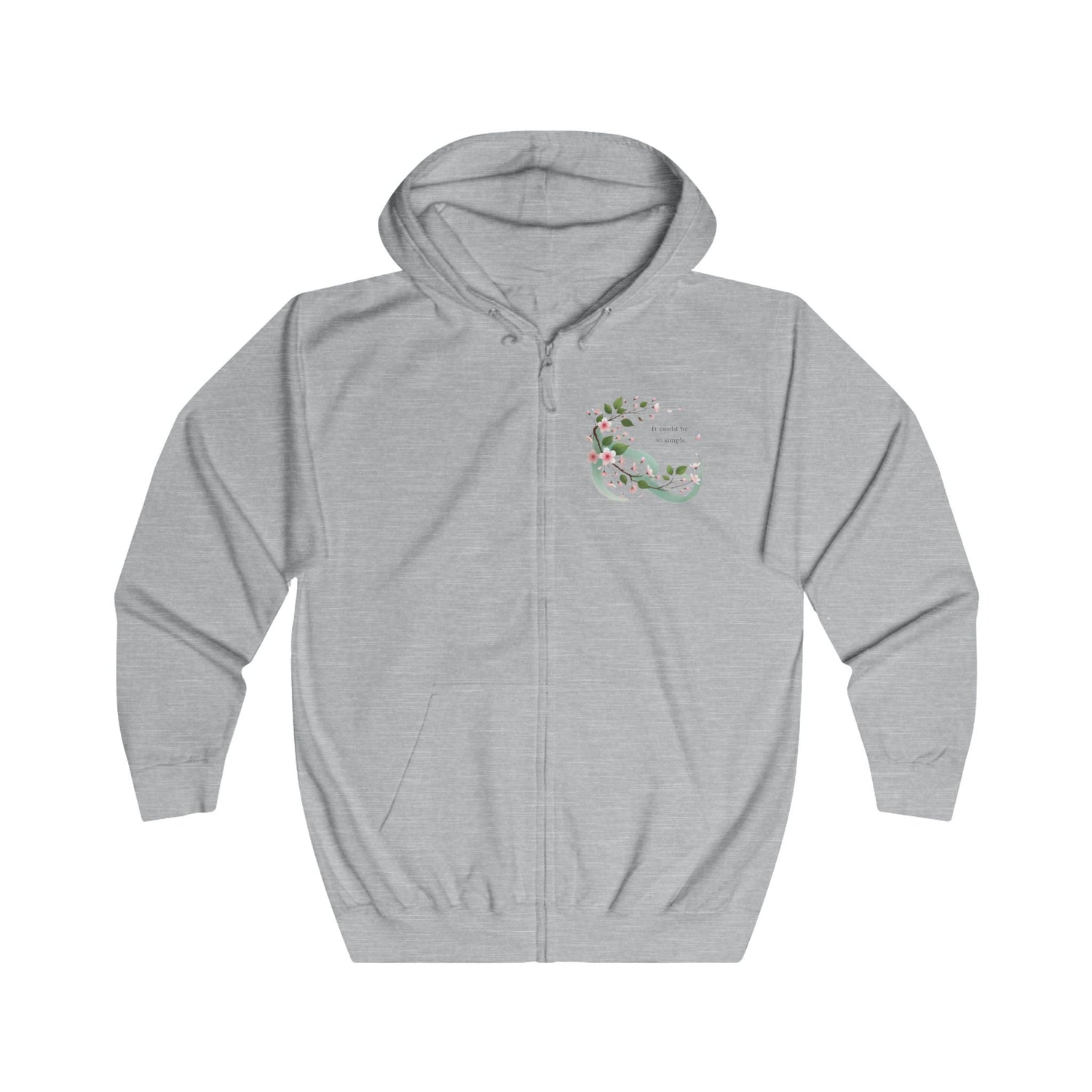 Minimalistischer Unisex-Hoodie 