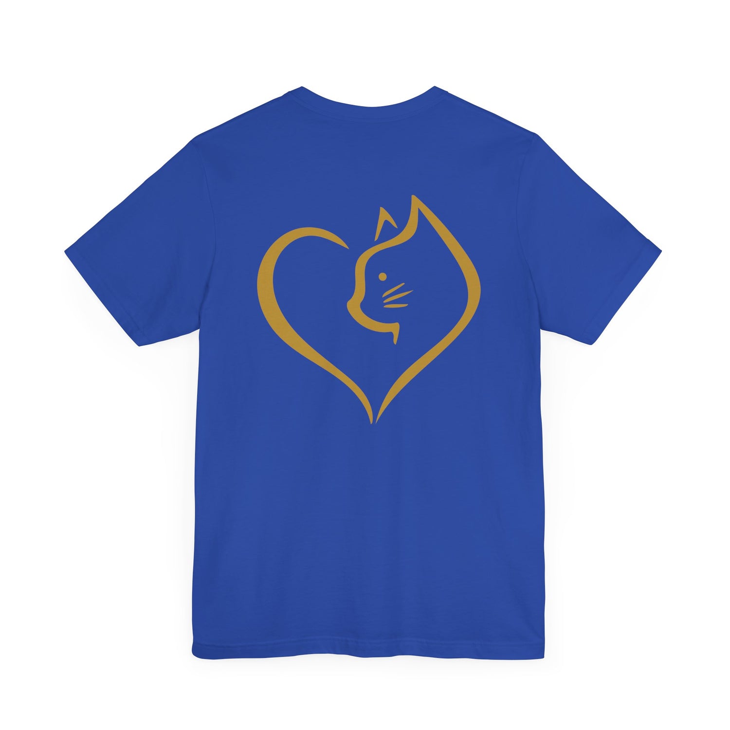 Unisex T-Shirt mit Katzenherz-Design – Nachhaltig & Stilvoll