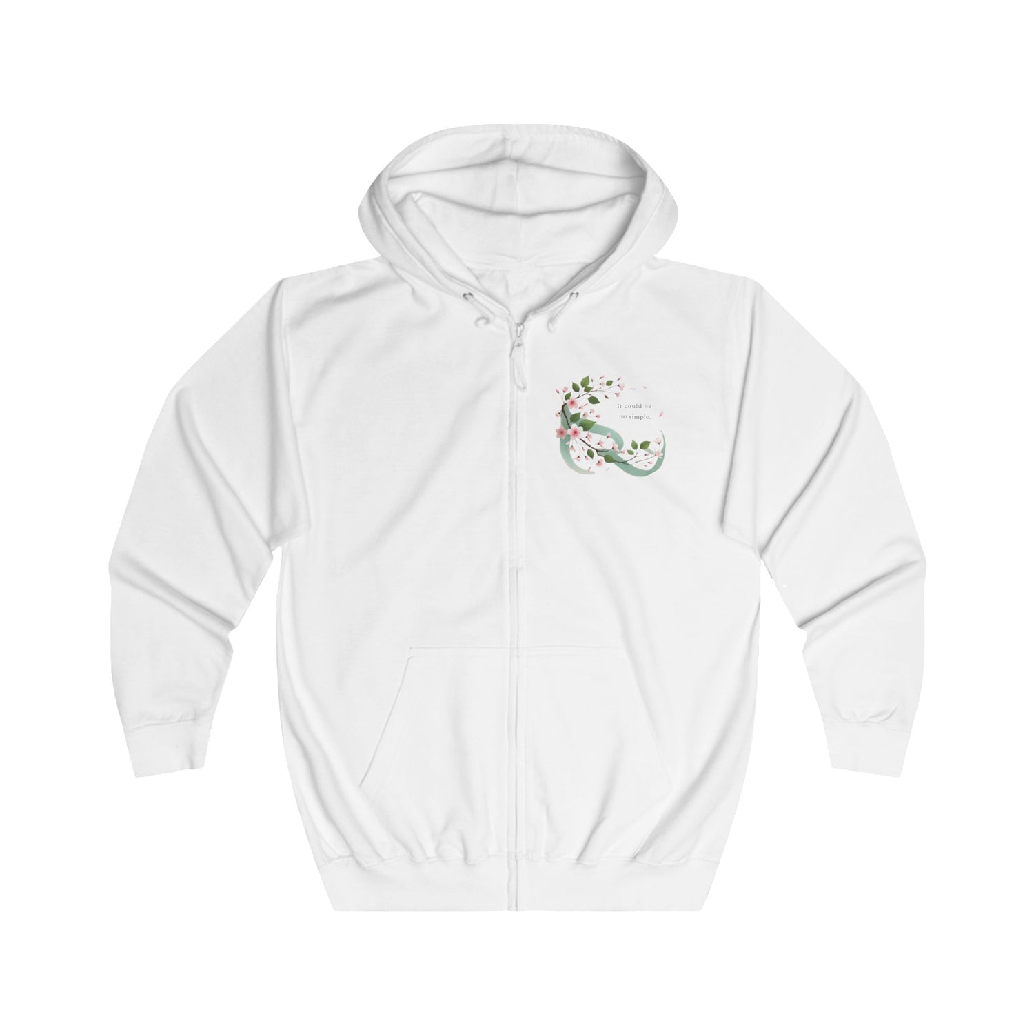 Minimalistischer Unisex-Hoodie 