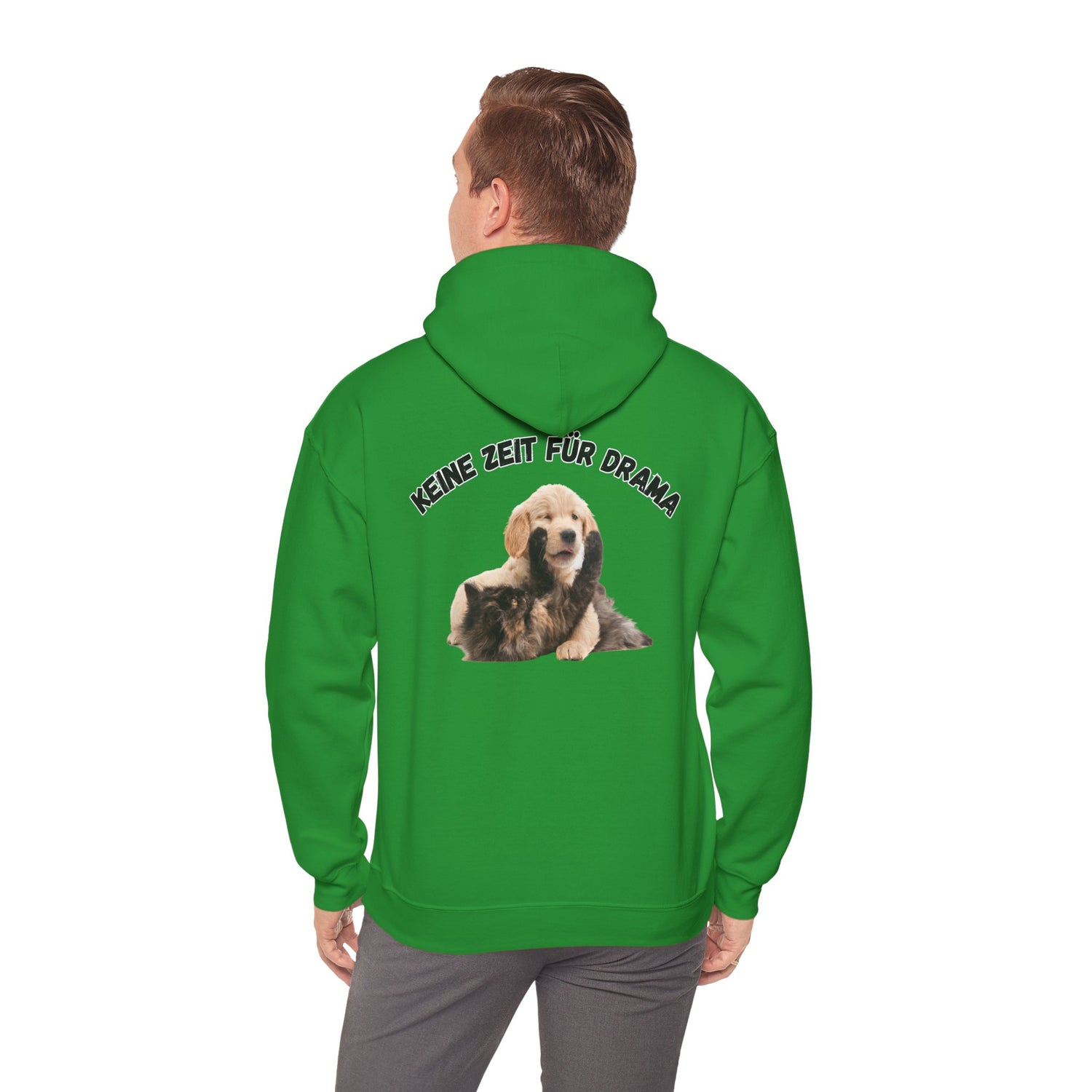 Hunde-Liebhaber Hoodie – Keine Zeit für Drama | Unisex & Nachhaltig