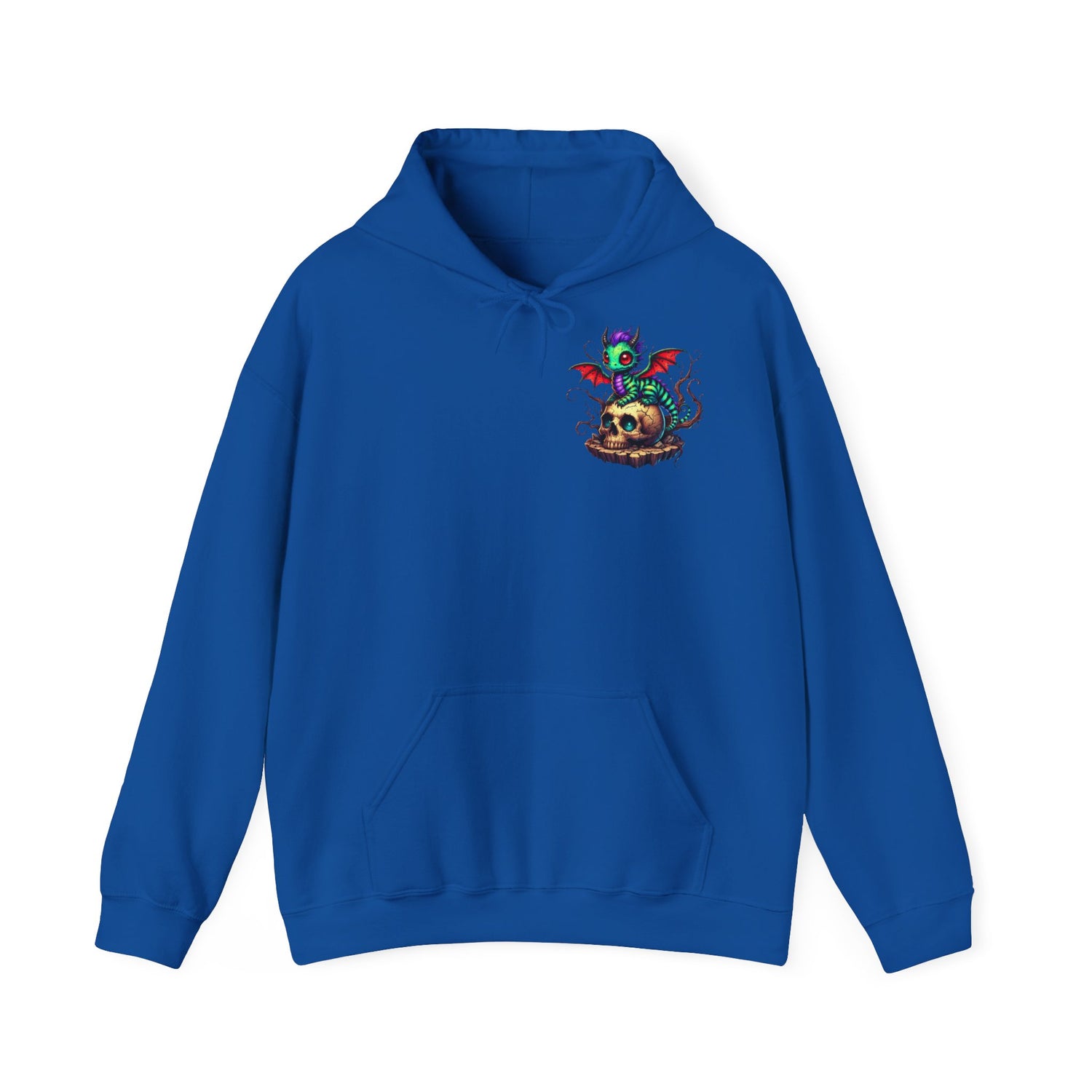 Drache mit Totenkopf Unisex Hoodie Sweatshirt