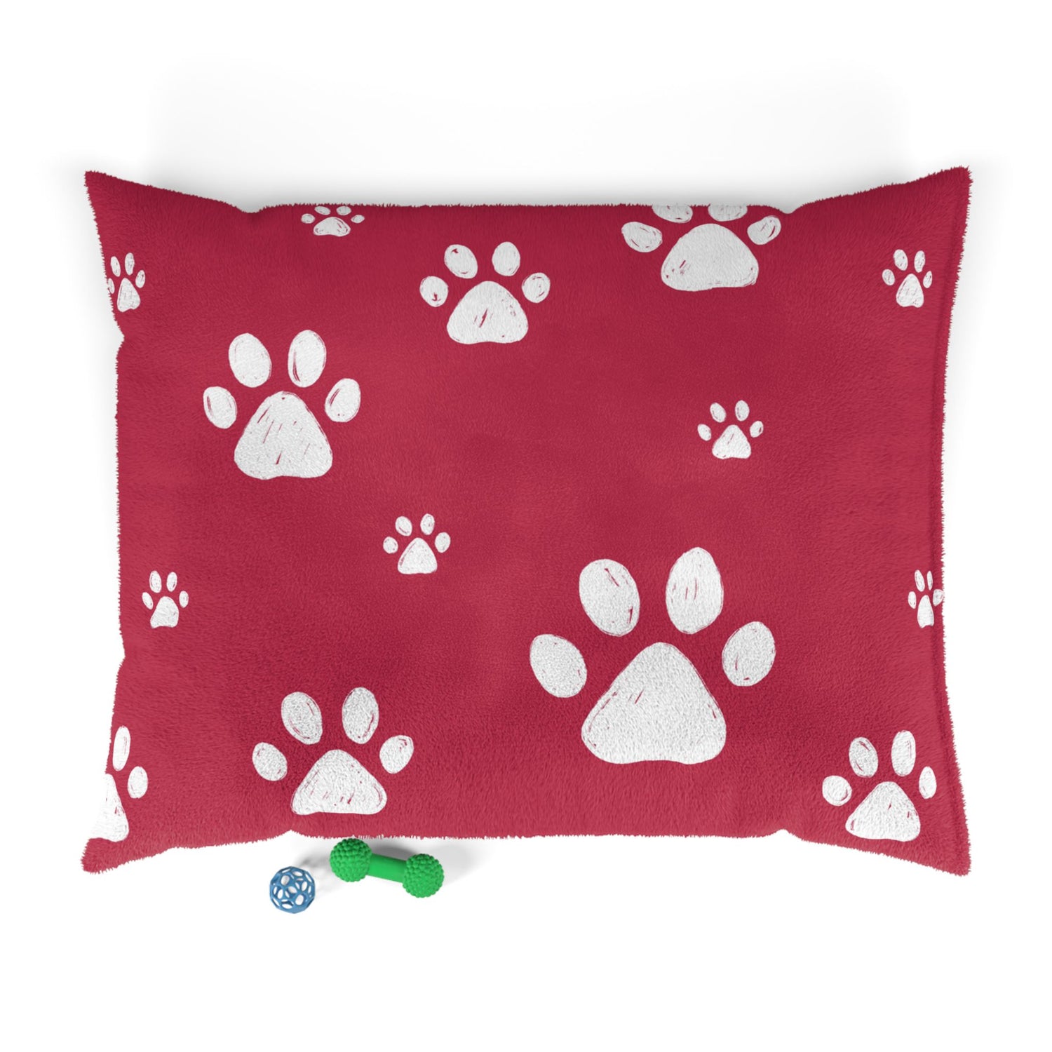 Nachhaltiges Hundebett rot – Weich, Waschbar & Gemütlich
