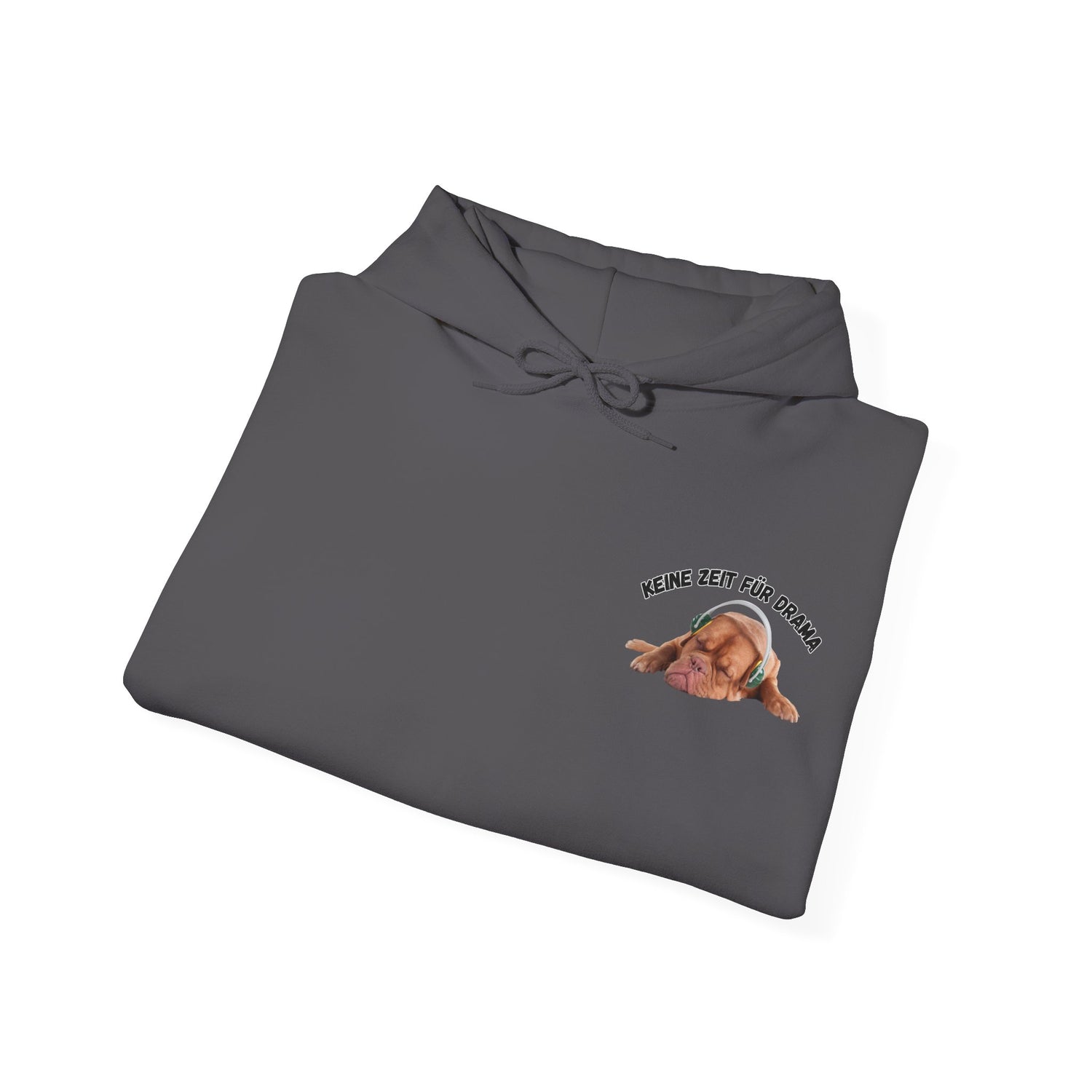 Nachhaltiger Unisex Hoodie – Keine Zeit für Drama | Bio-Baumwolle