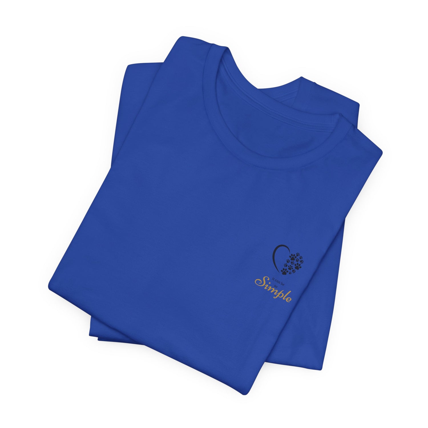 Unisex T-Shirt mit Herzpfoten-Design – Nachhaltig & Bequem