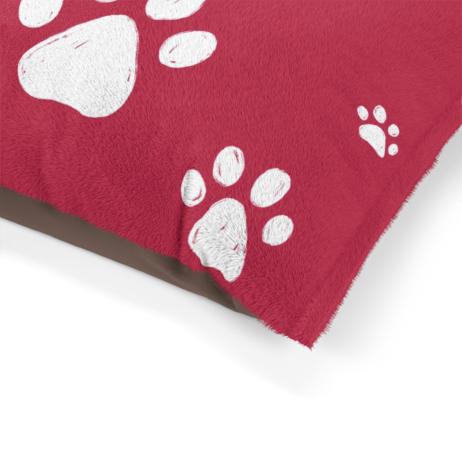 Nachhaltiges Hundebett rot – Weich, Waschbar & Gemütlich
