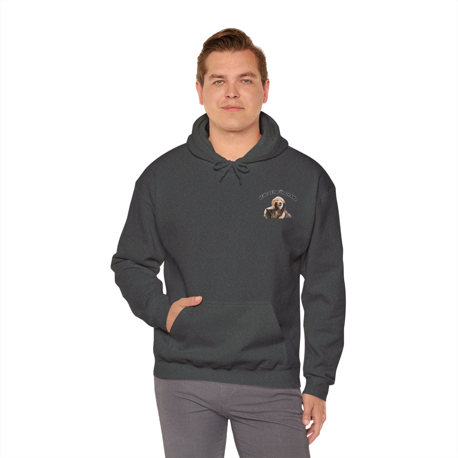 Hunde-Liebhaber Hoodie – Keine Zeit für Drama | Unisex & Nachhaltig