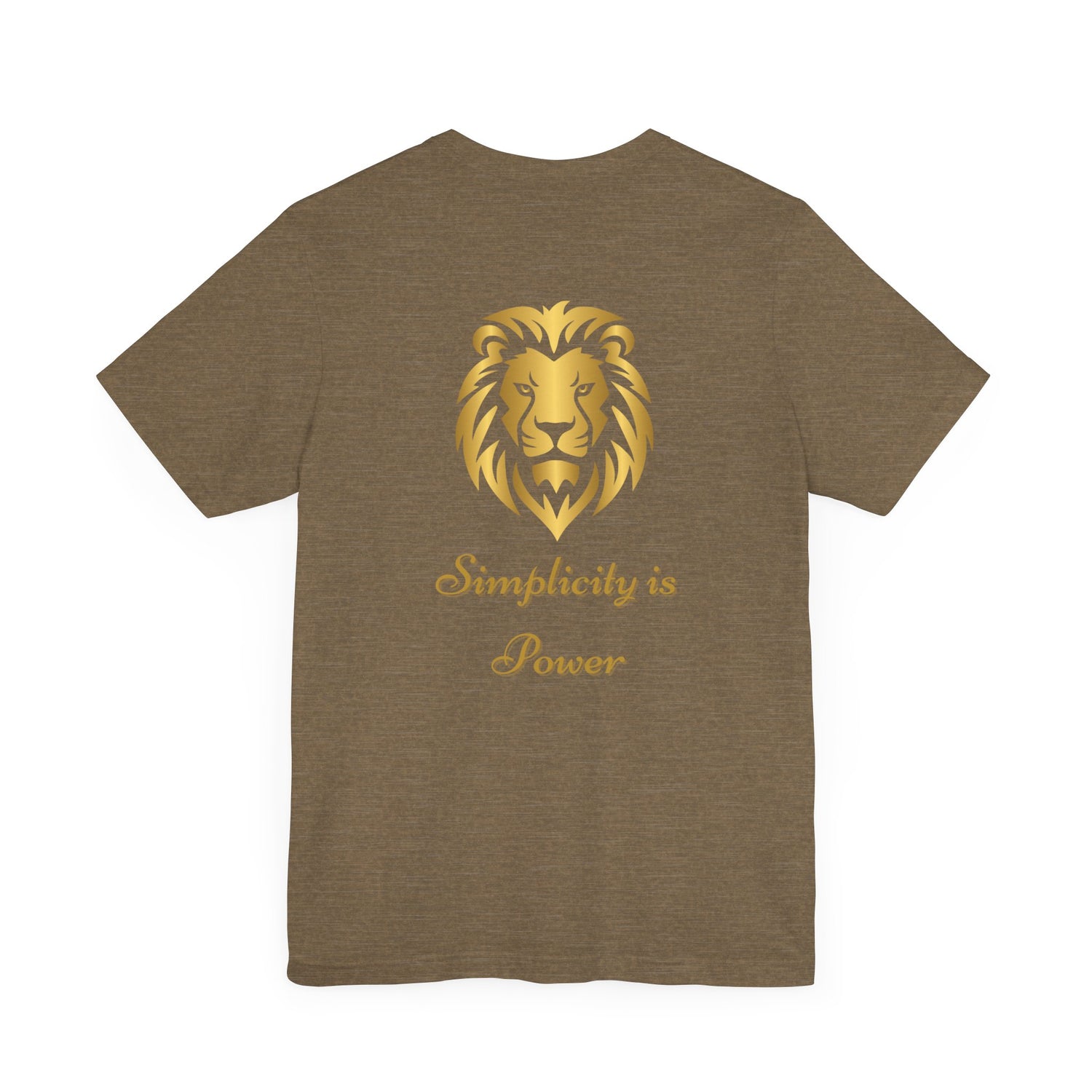 Unisex T-Shirt mit Löwen-Design – Stärke & Nachhaltigkeit